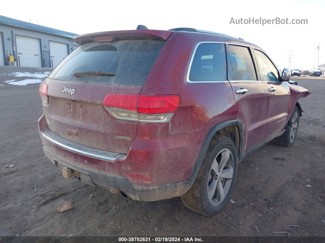 2015 Jeep Grand Cherokee Limited Burgundy vin: 1C4RJFBG8FC186055