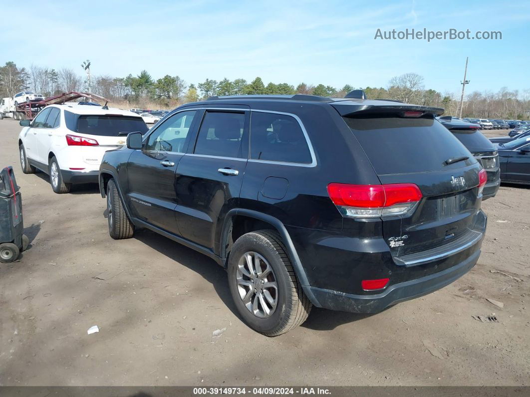 2015 Jeep Grand Cherokee Limited Black vin: 1C4RJFBG8FC207664