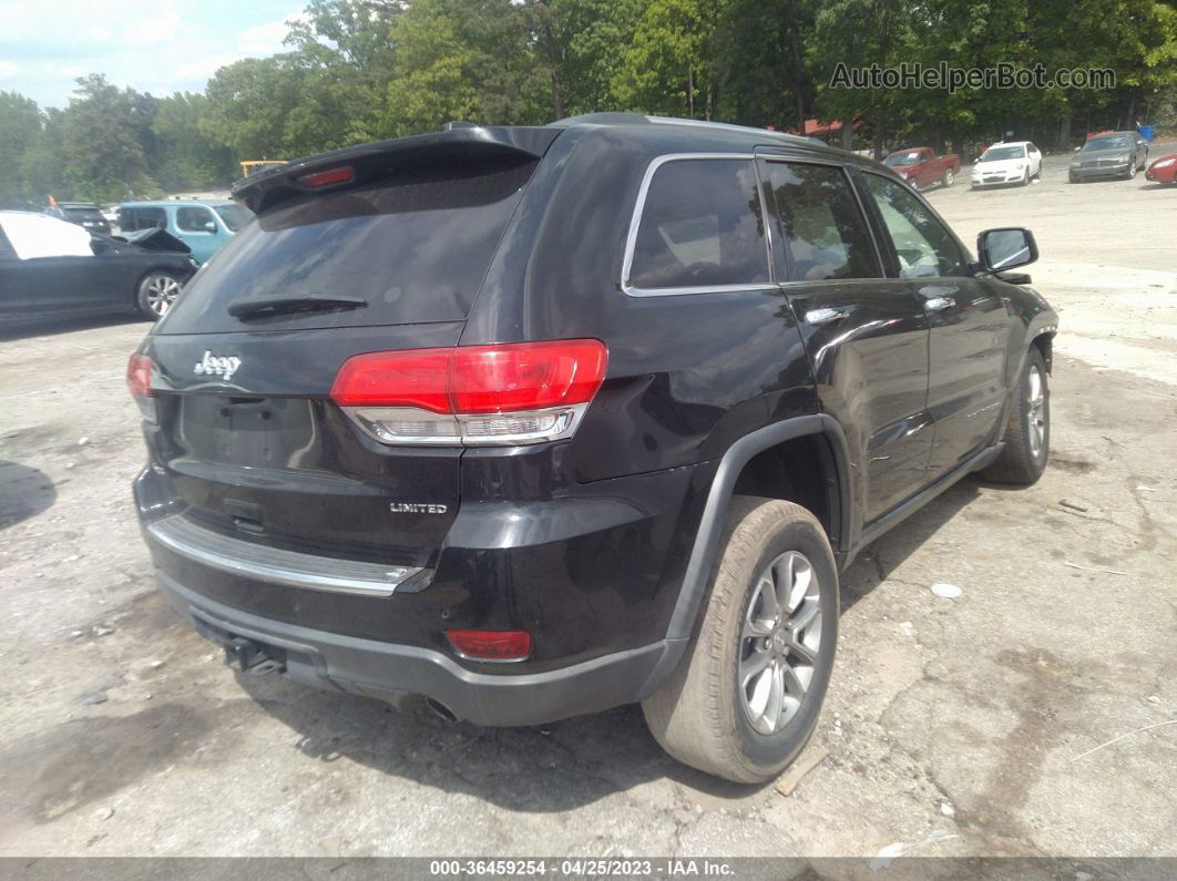 2015 Jeep Grand Cherokee Limited Black vin: 1C4RJFBG8FC604453