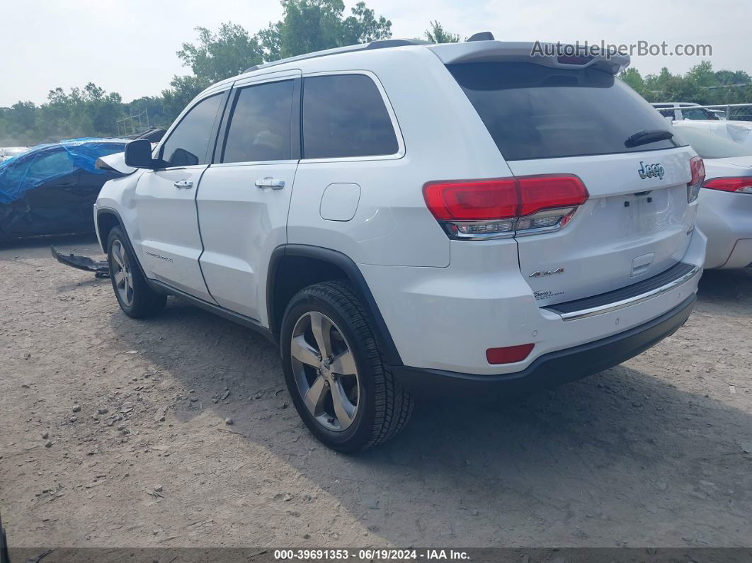 2015 Jeep Grand Cherokee Limited White vin: 1C4RJFBG8FC948719