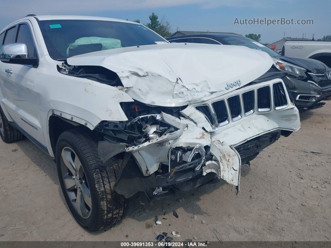 2015 Jeep Grand Cherokee Limited White vin: 1C4RJFBG8FC948719