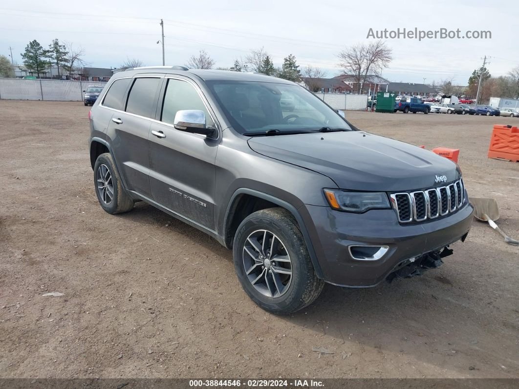 2017 Jeep Grand Cherokee Limited 4x4 Gray vin: 1C4RJFBG8HC635219