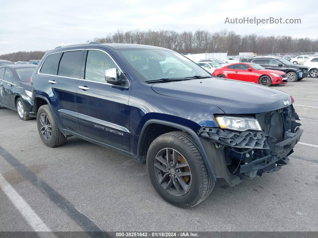 2017 Jeep Grand Cherokee Limited 4x4 Blue vin: 1C4RJFBG8HC640873