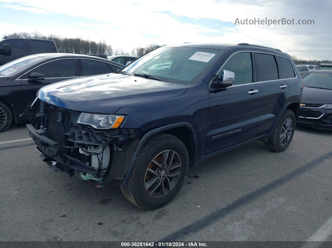 2017 Jeep Grand Cherokee Limited 4x4 Blue vin: 1C4RJFBG8HC640873