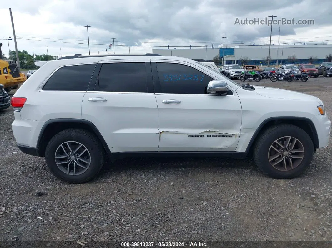 2017 Jeep Grand Cherokee Limited 4x4 White vin: 1C4RJFBG8HC872633