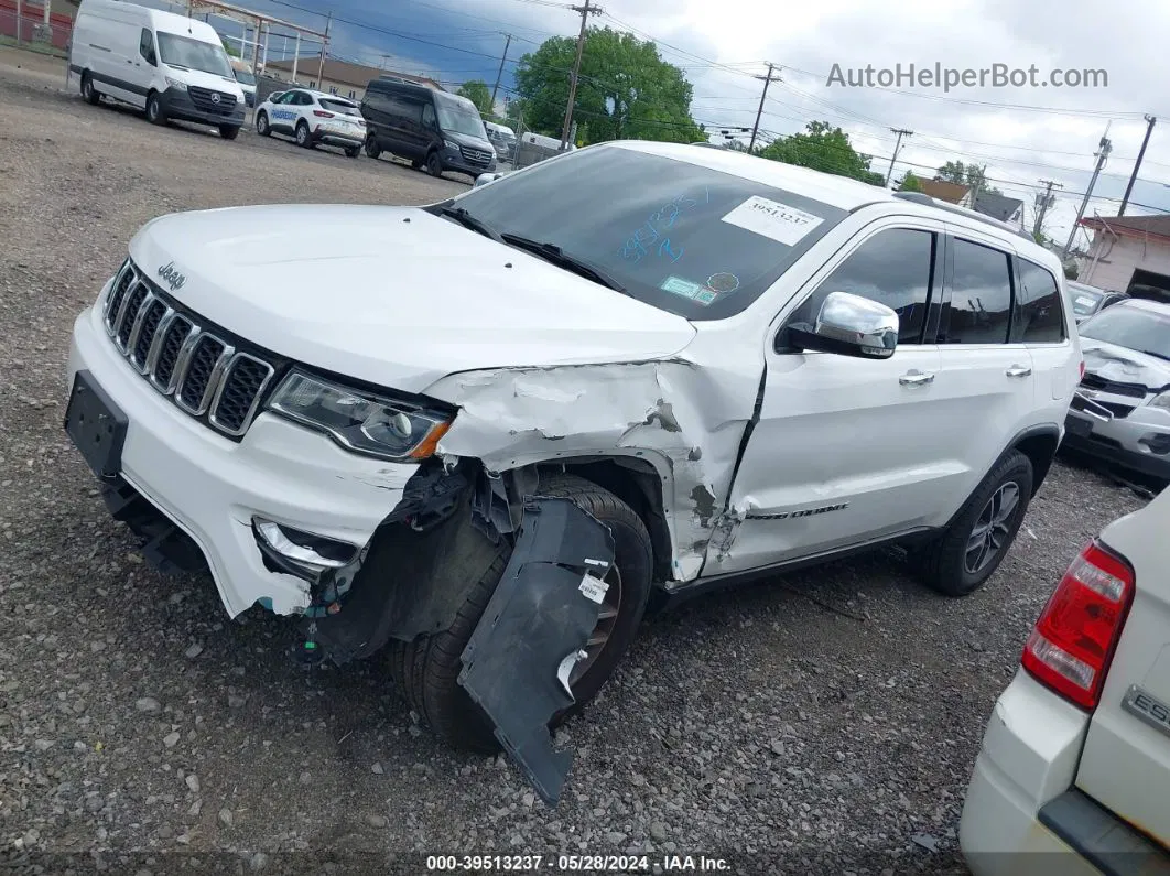 2017 Jeep Grand Cherokee Limited 4x4 White vin: 1C4RJFBG8HC872633