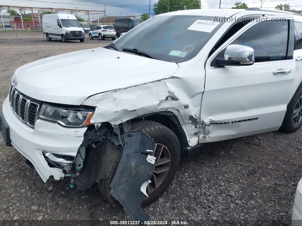 2017 Jeep Grand Cherokee Limited 4x4 White vin: 1C4RJFBG8HC872633