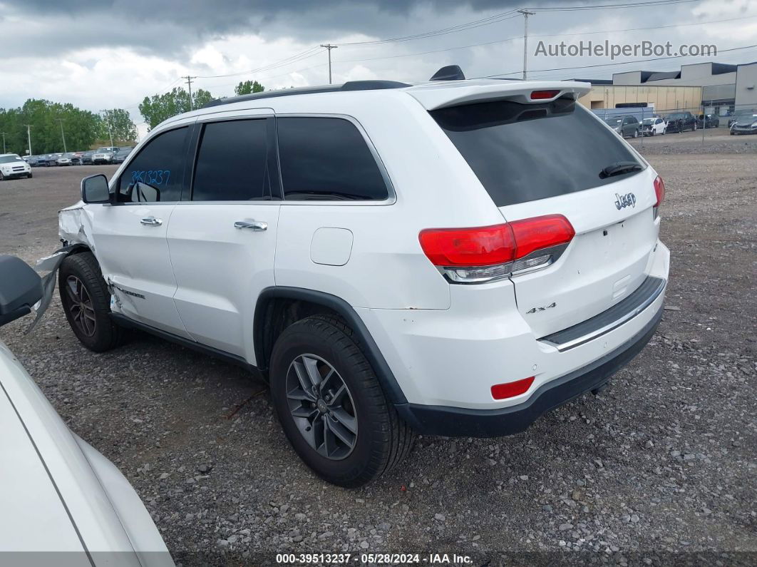 2017 Jeep Grand Cherokee Limited 4x4 White vin: 1C4RJFBG8HC872633