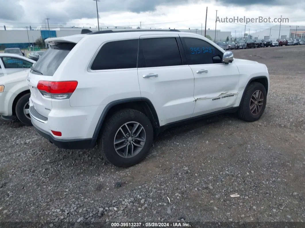 2017 Jeep Grand Cherokee Limited 4x4 White vin: 1C4RJFBG8HC872633