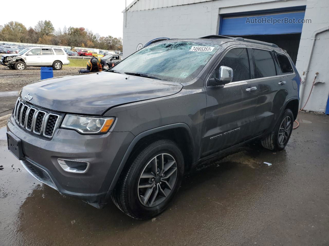 2019 Jeep Grand Cherokee Limited Gray vin: 1C4RJFBG8KC706796