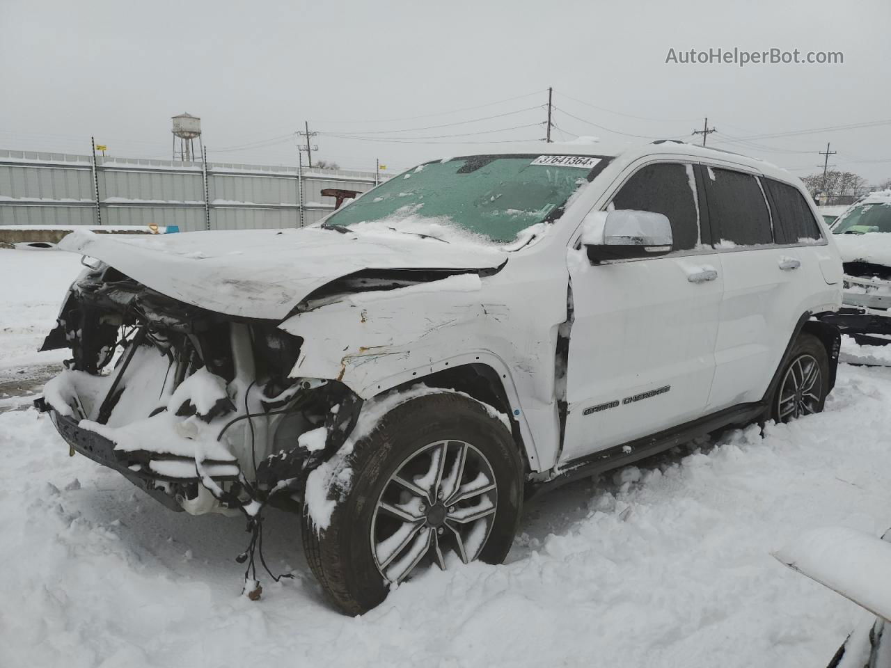 2019 Jeep Grand Cherokee Limited Белый vin: 1C4RJFBG8KC712405