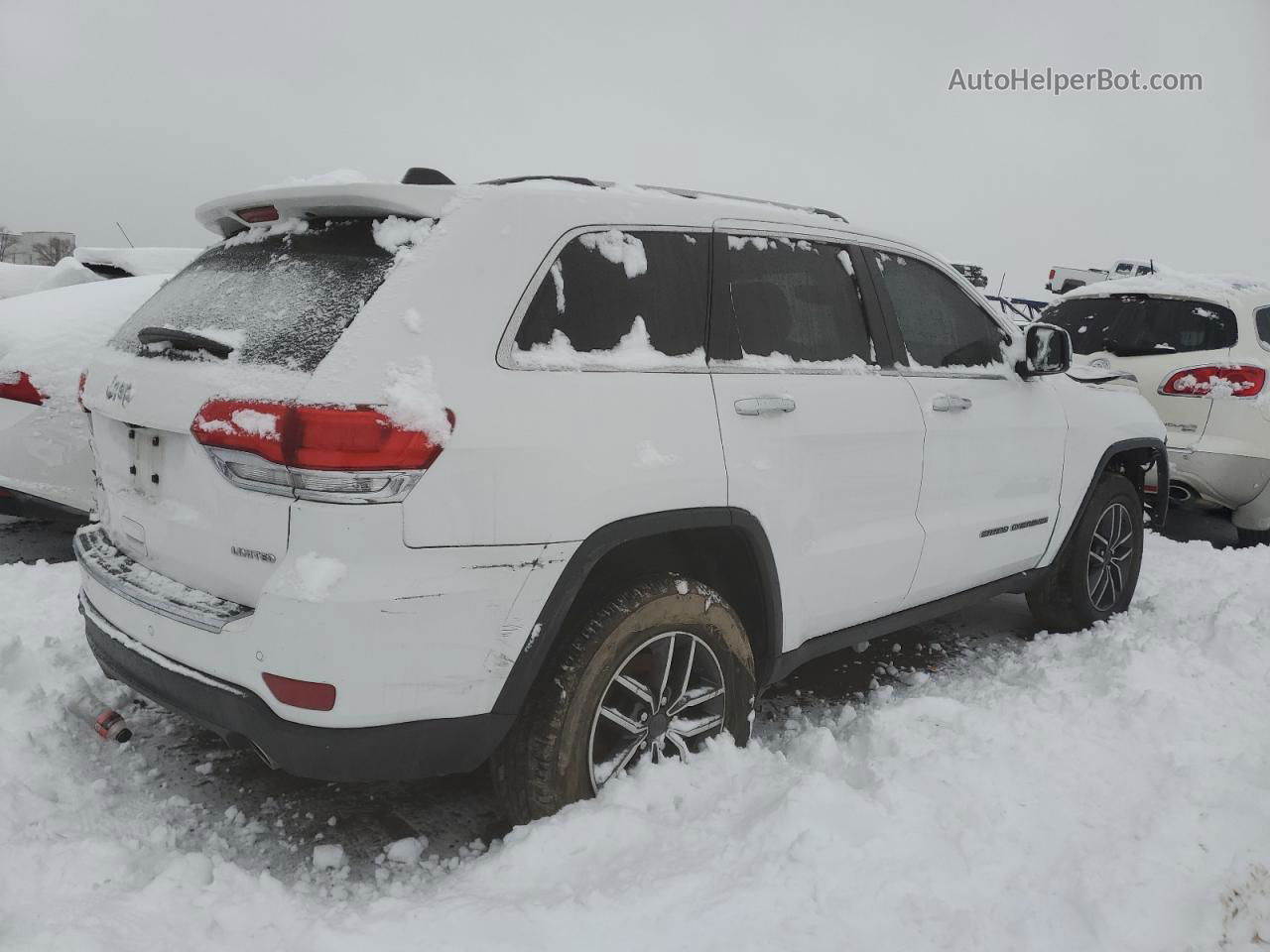 2019 Jeep Grand Cherokee Limited Белый vin: 1C4RJFBG8KC712405