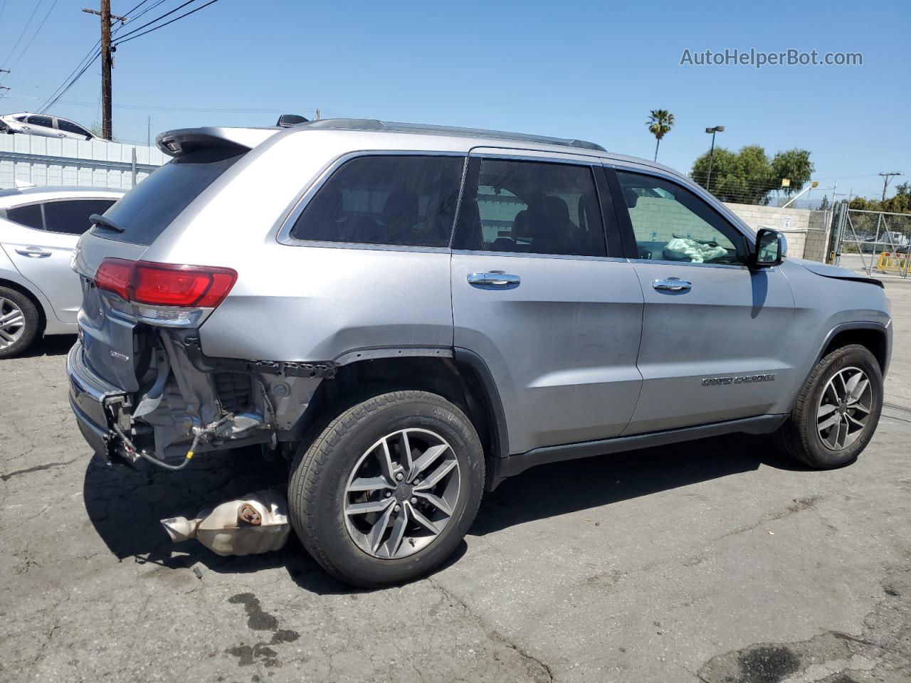 2021 Jeep Grand Cherokee Limited Silver vin: 1C4RJFBG8MC665007