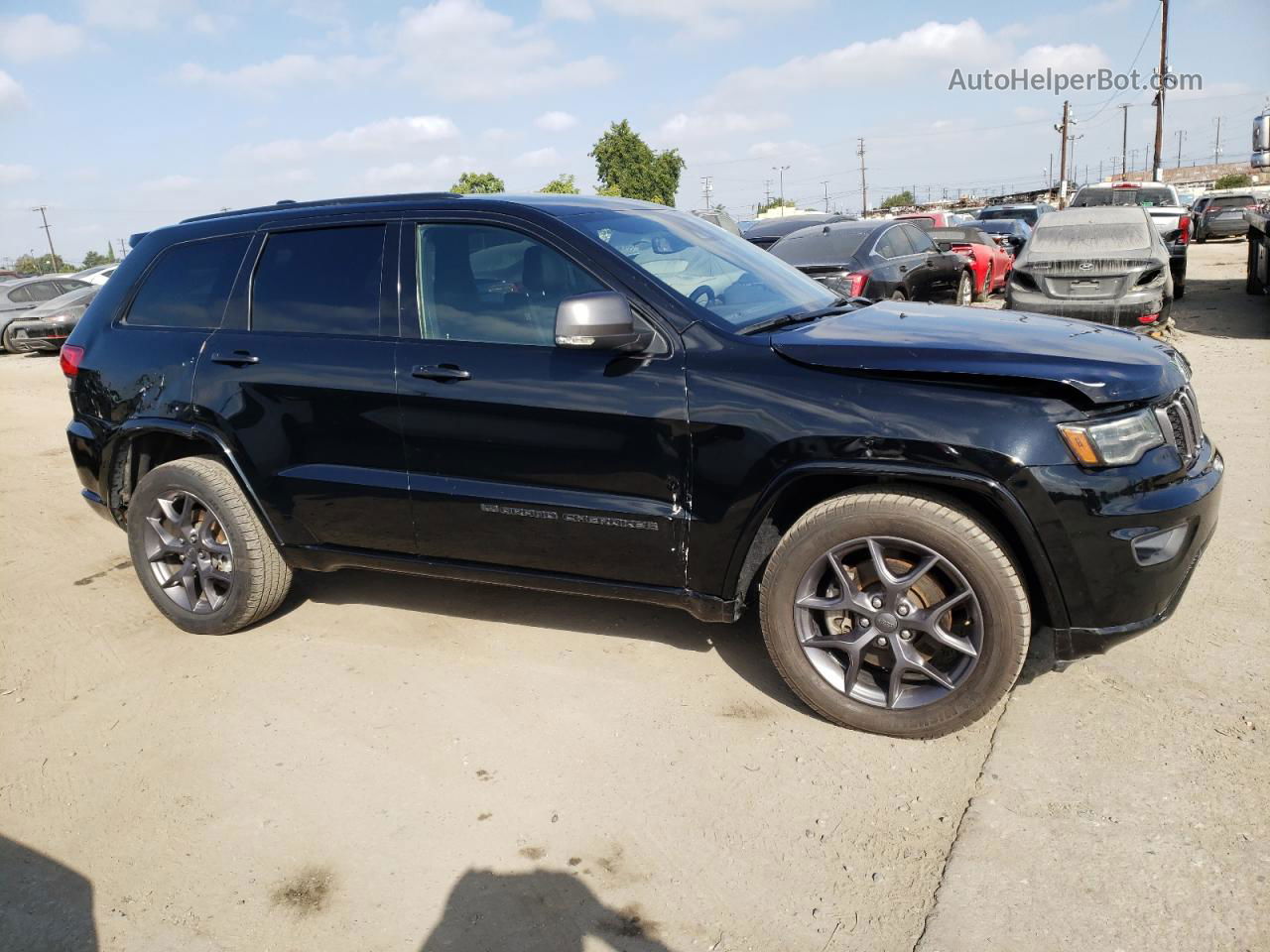 2021 Jeep Grand Cherokee Limited Черный vin: 1C4RJFBG8MC880242