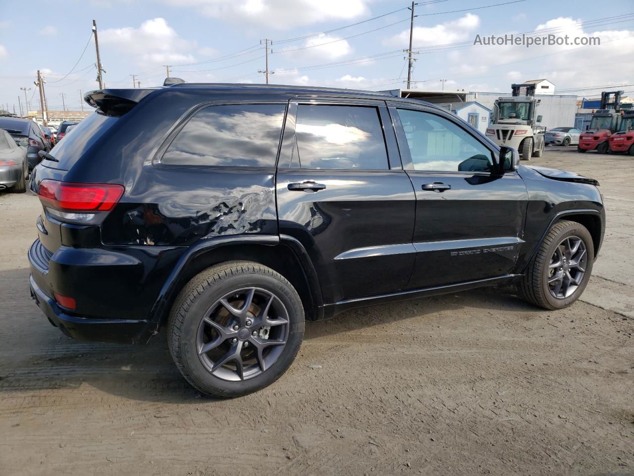 2021 Jeep Grand Cherokee Limited Черный vin: 1C4RJFBG8MC880242