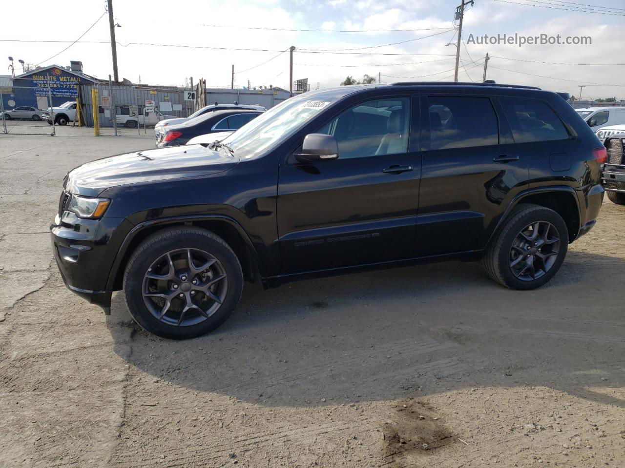 2021 Jeep Grand Cherokee Limited Черный vin: 1C4RJFBG8MC880242