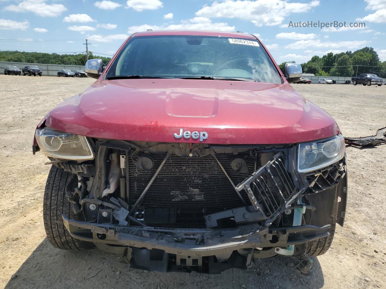 2014 Jeep Grand Cherokee Limited Red vin: 1C4RJFBG9EC211141