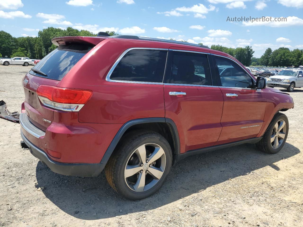 2014 Jeep Grand Cherokee Limited Красный vin: 1C4RJFBG9EC211141