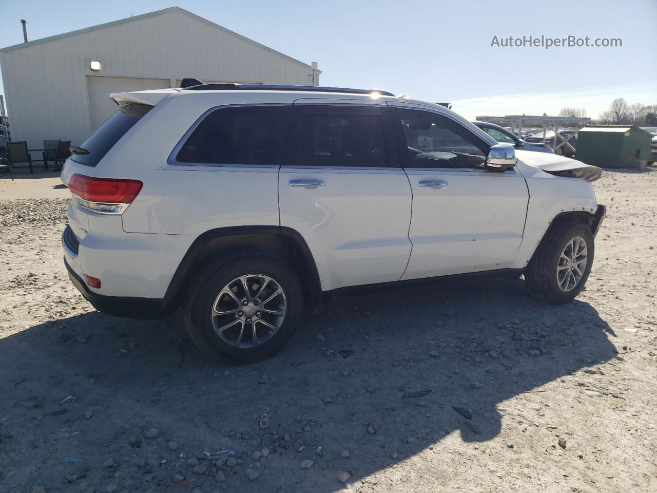 2014 Jeep Grand Cherokee Limited White vin: 1C4RJFBG9EC298362