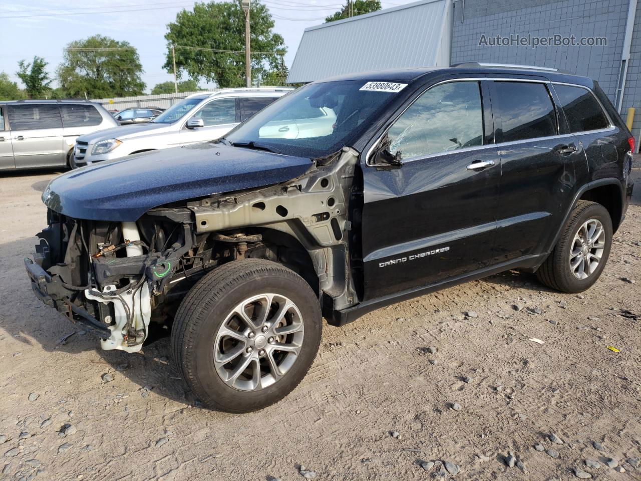 2014 Jeep Grand Cherokee Limited Black vin: 1C4RJFBG9EC409010