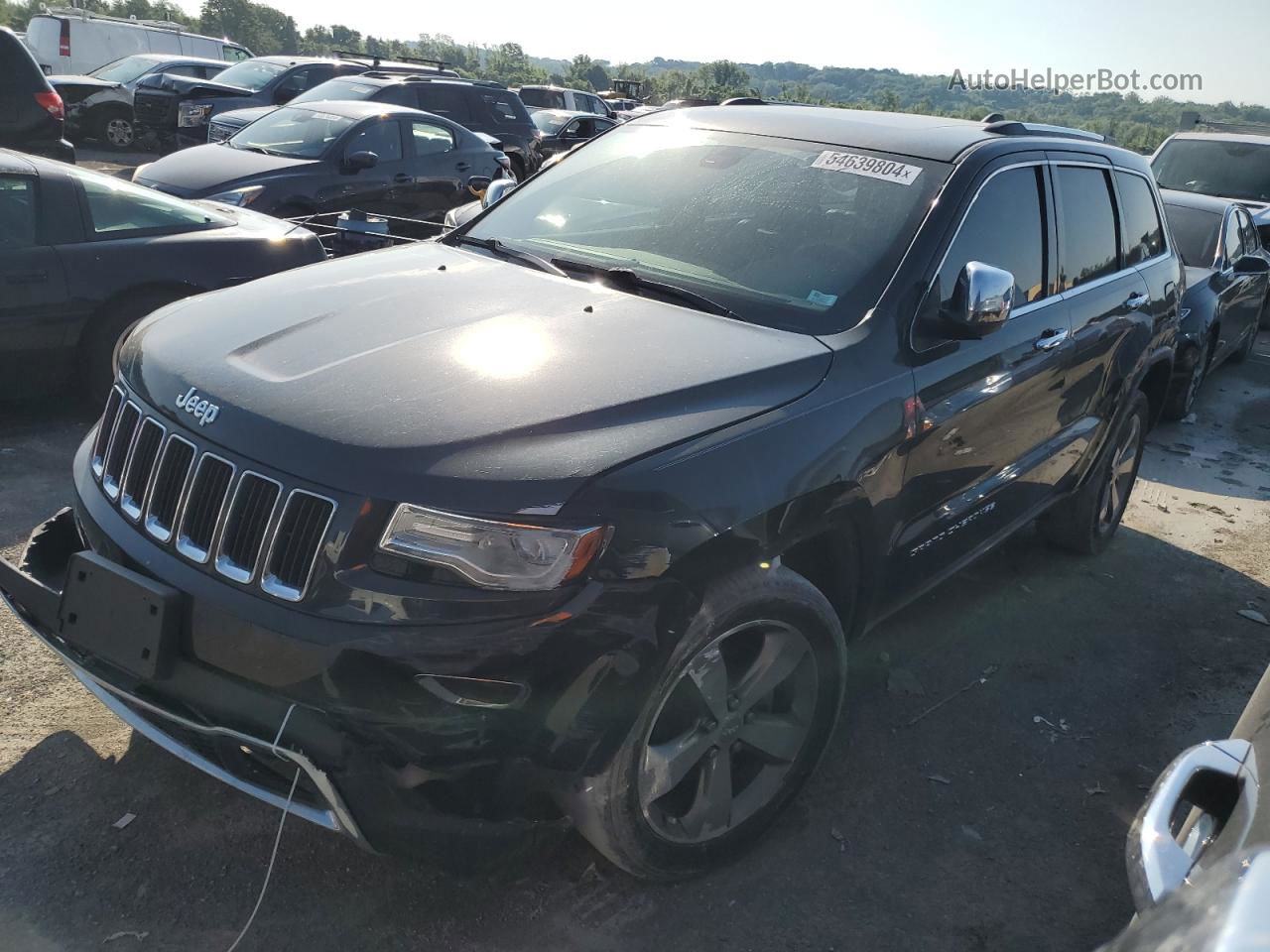 2014 Jeep Grand Cherokee Limited Black vin: 1C4RJFBG9EC458241