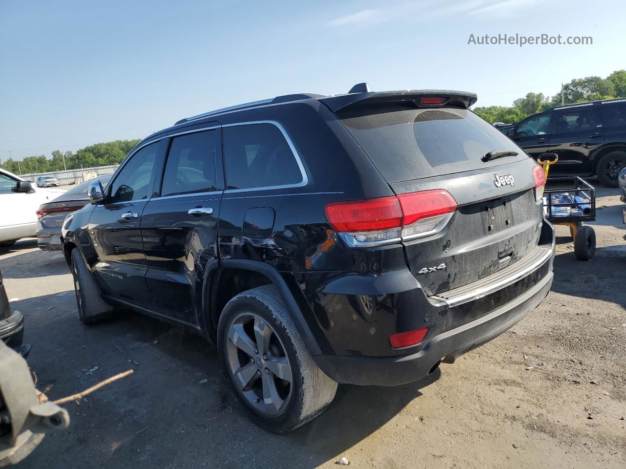 2014 Jeep Grand Cherokee Limited Black vin: 1C4RJFBG9EC458241