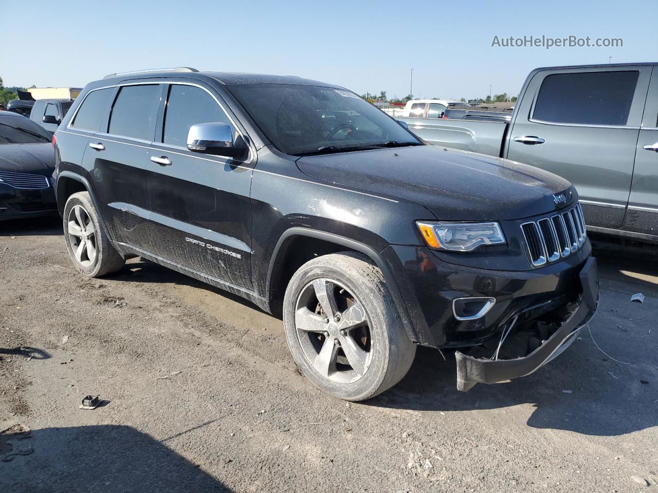 2014 Jeep Grand Cherokee Limited Black vin: 1C4RJFBG9EC458241