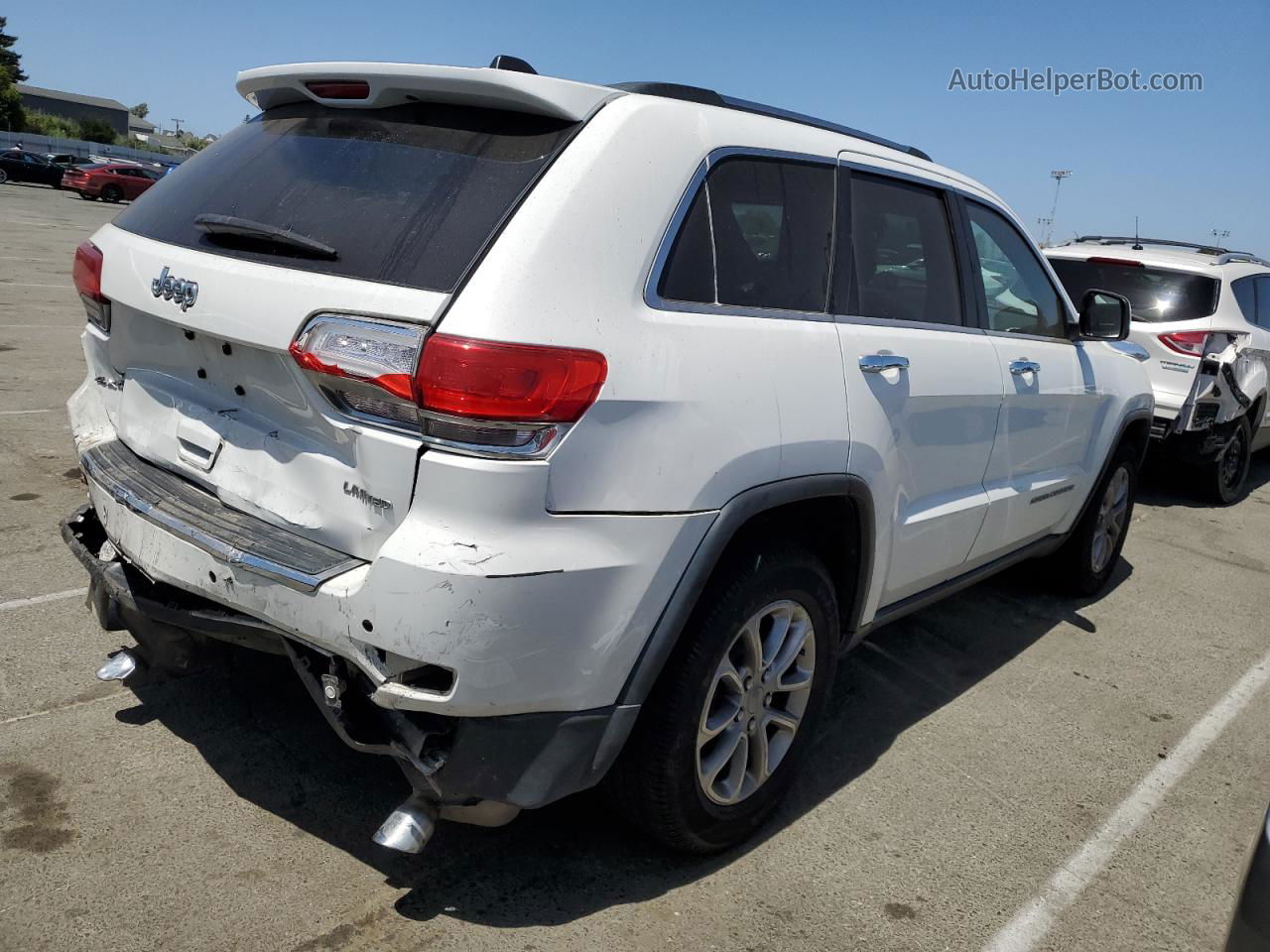 2014 Jeep Grand Cherokee Limited Белый vin: 1C4RJFBG9EC479056