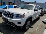 2014 Jeep Grand Cherokee Limited White vin: 1C4RJFBG9EC479056