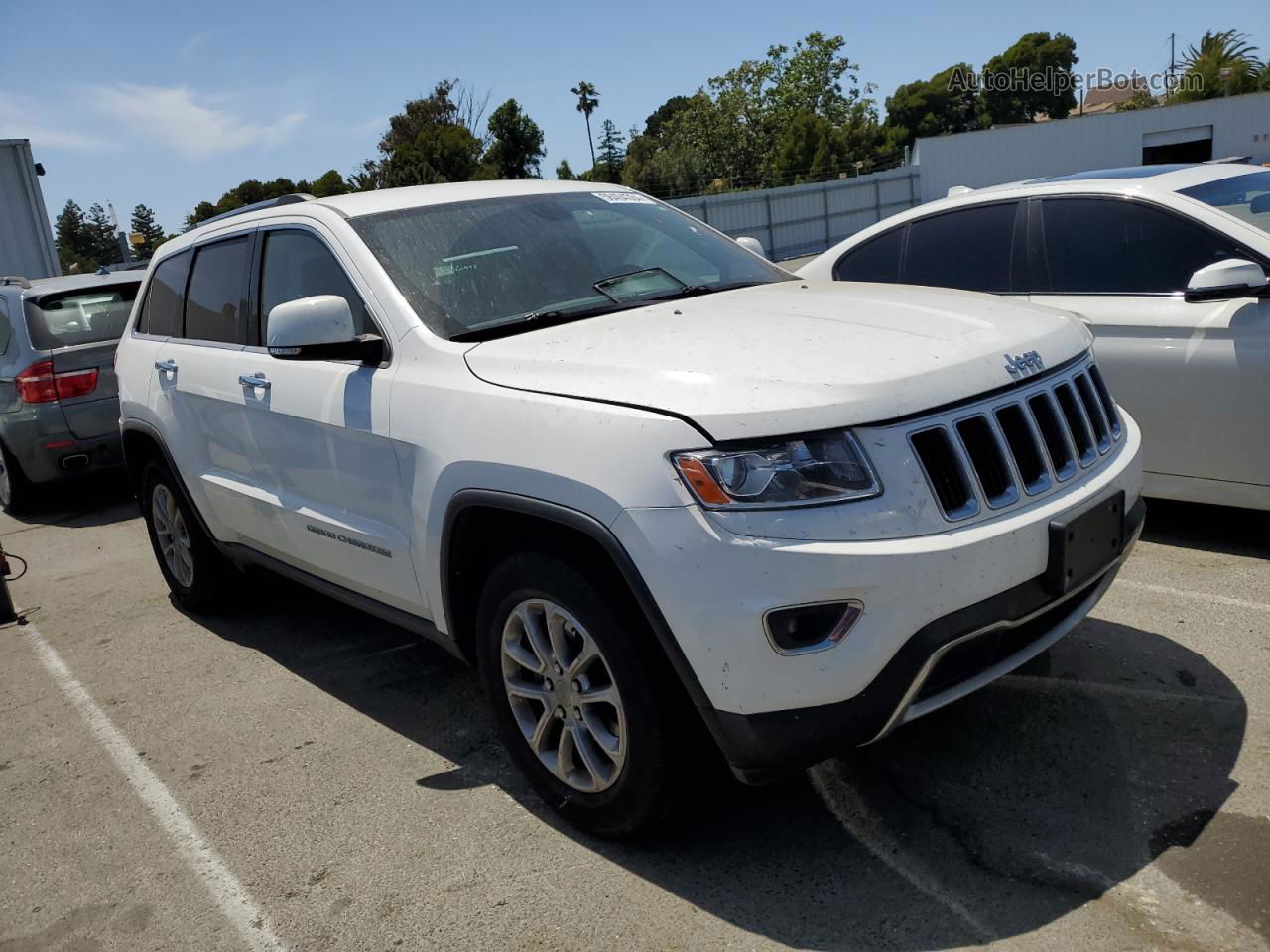 2014 Jeep Grand Cherokee Limited White vin: 1C4RJFBG9EC479056