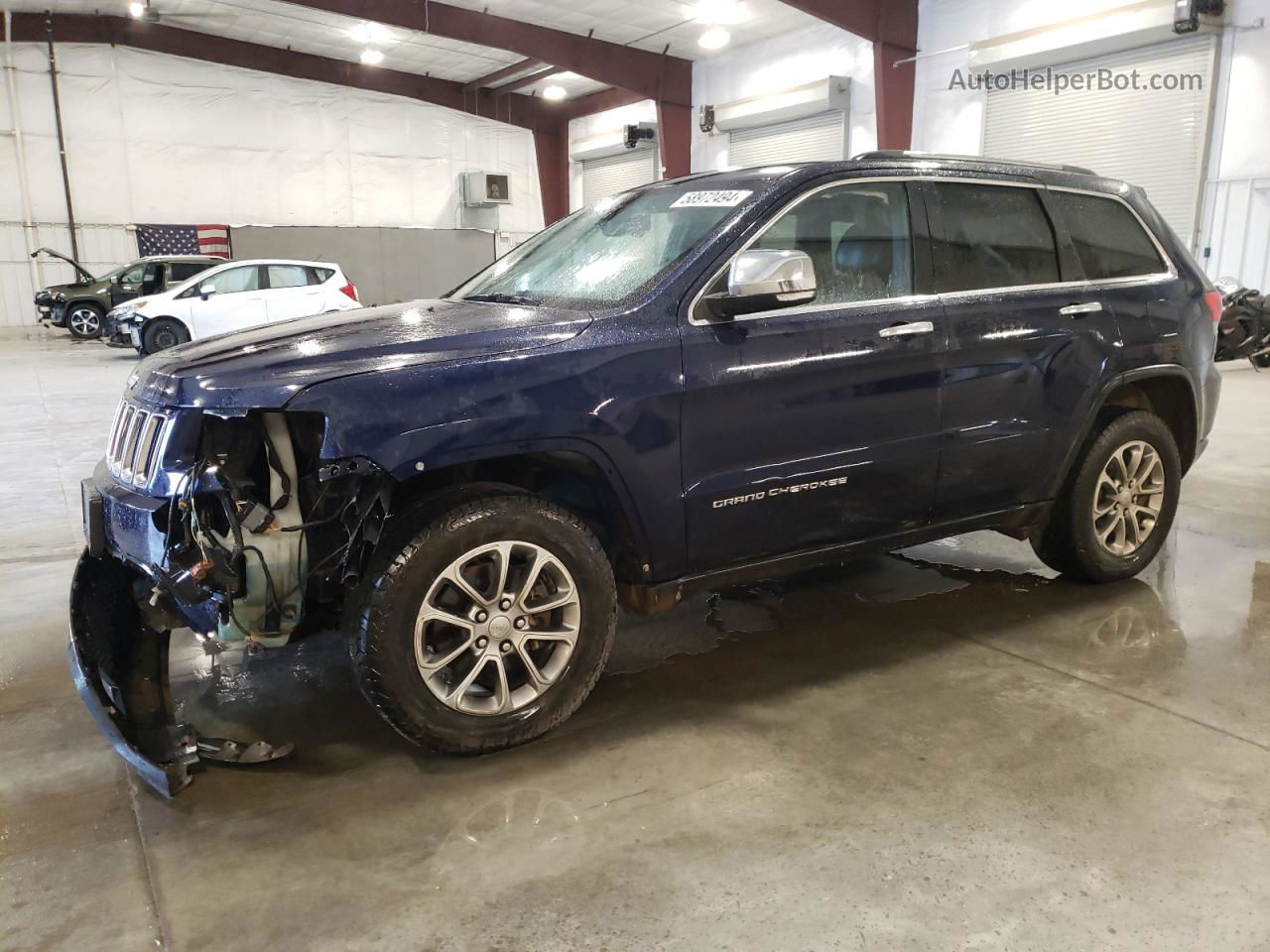 2014 Jeep Grand Cherokee Limited Blue vin: 1C4RJFBG9EC558291