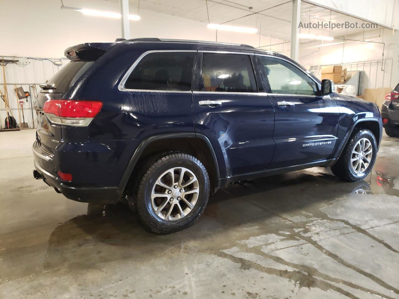 2014 Jeep Grand Cherokee Limited Blue vin: 1C4RJFBG9EC558291