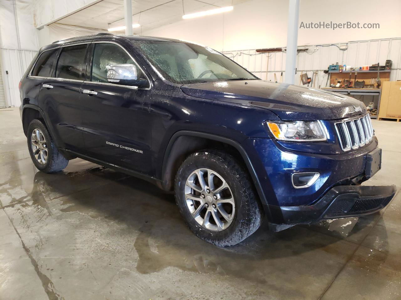 2014 Jeep Grand Cherokee Limited Blue vin: 1C4RJFBG9EC558291