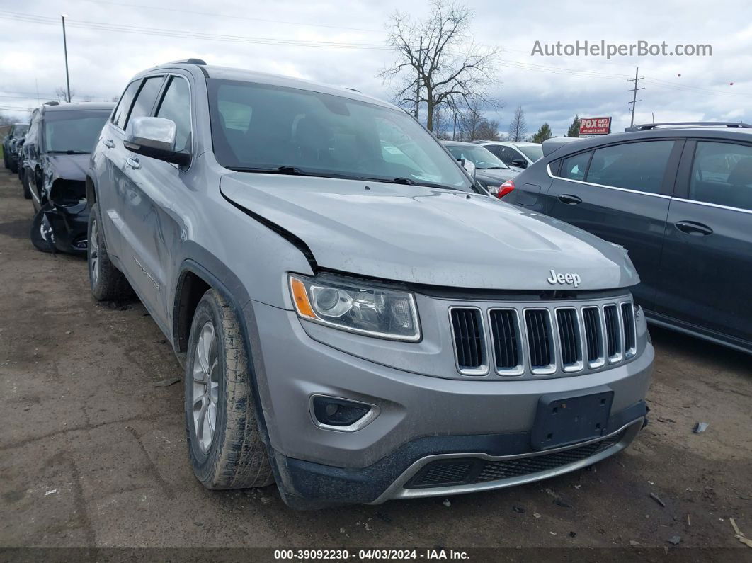 2015 Jeep Grand Cherokee Limited Silver vin: 1C4RJFBG9FC158507