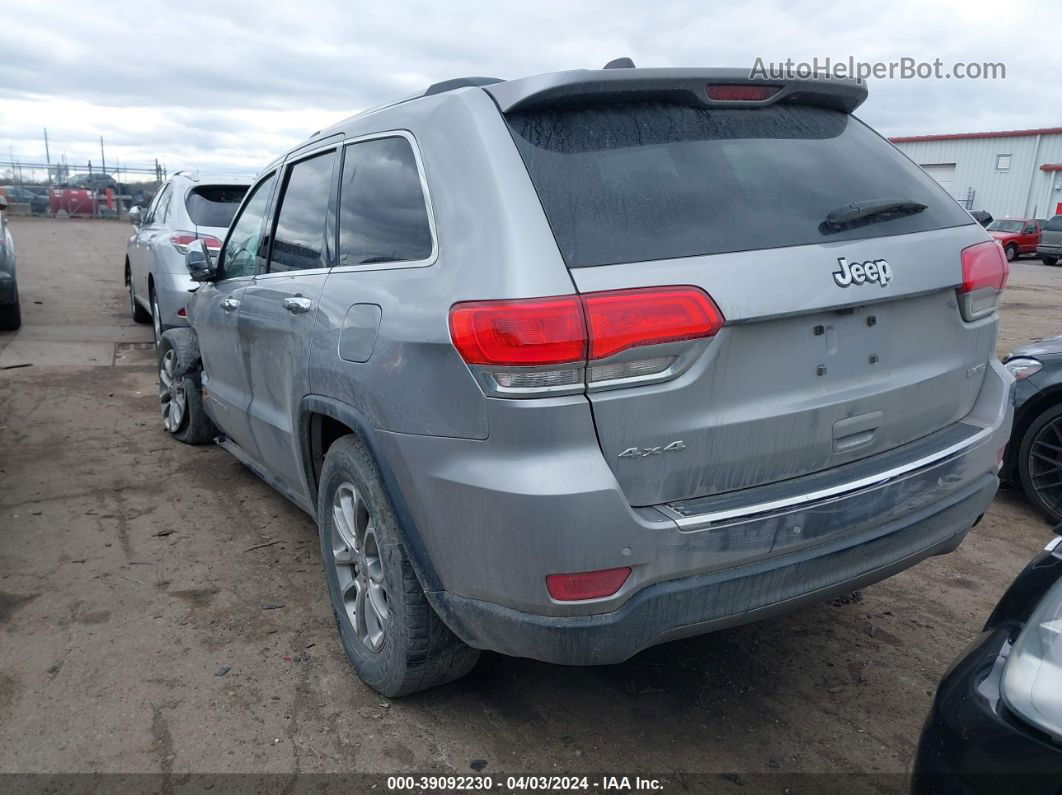 2015 Jeep Grand Cherokee Limited Silver vin: 1C4RJFBG9FC158507