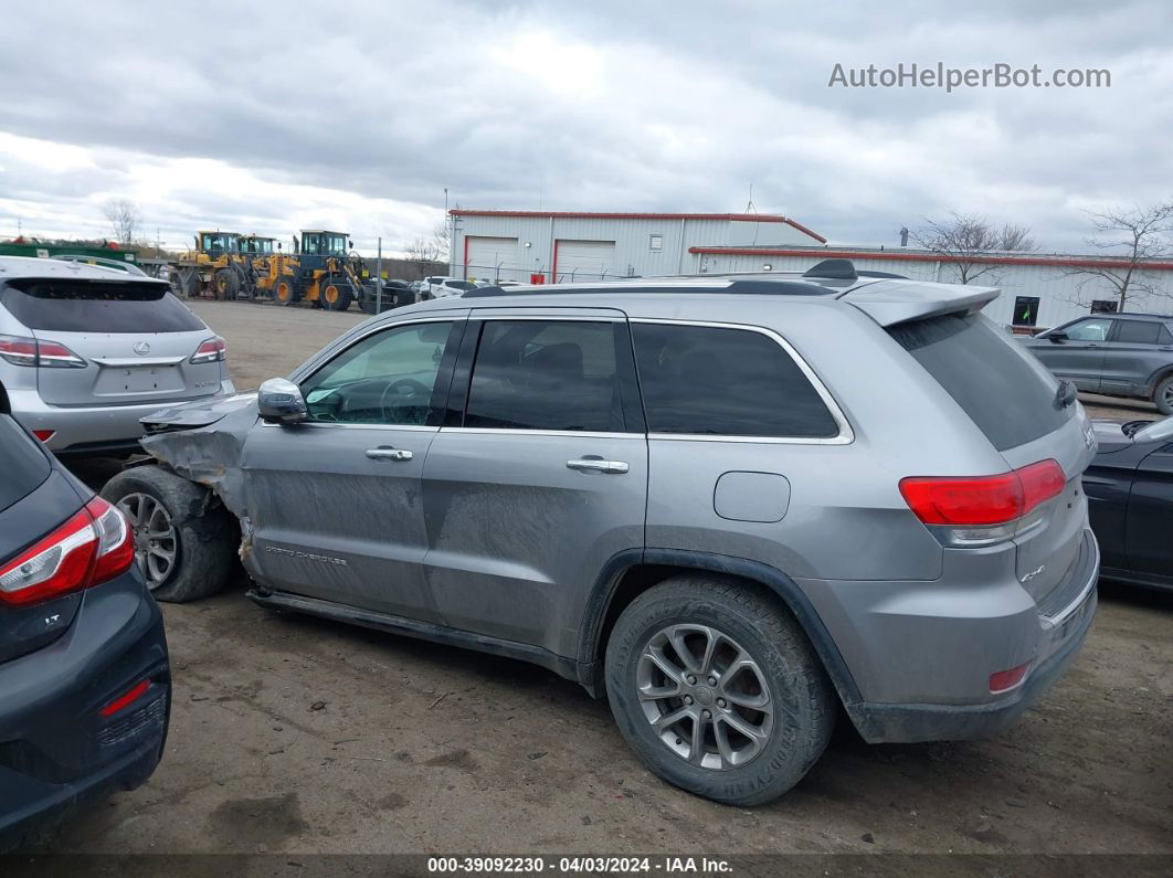 2015 Jeep Grand Cherokee Limited Silver vin: 1C4RJFBG9FC158507