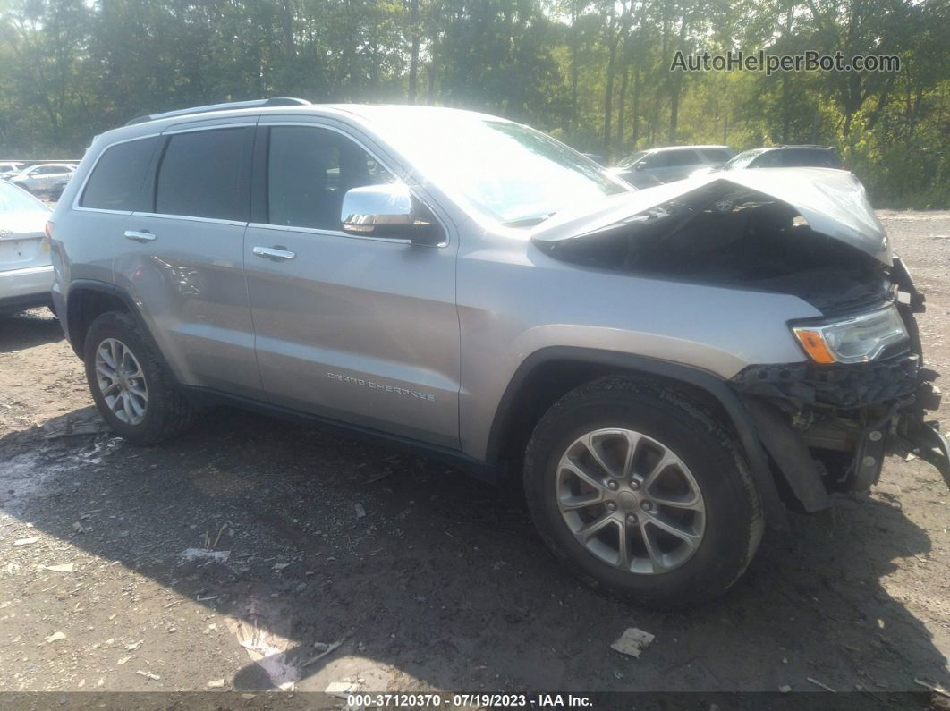 2015 Jeep Grand Cherokee Limited Silver vin: 1C4RJFBG9FC168504