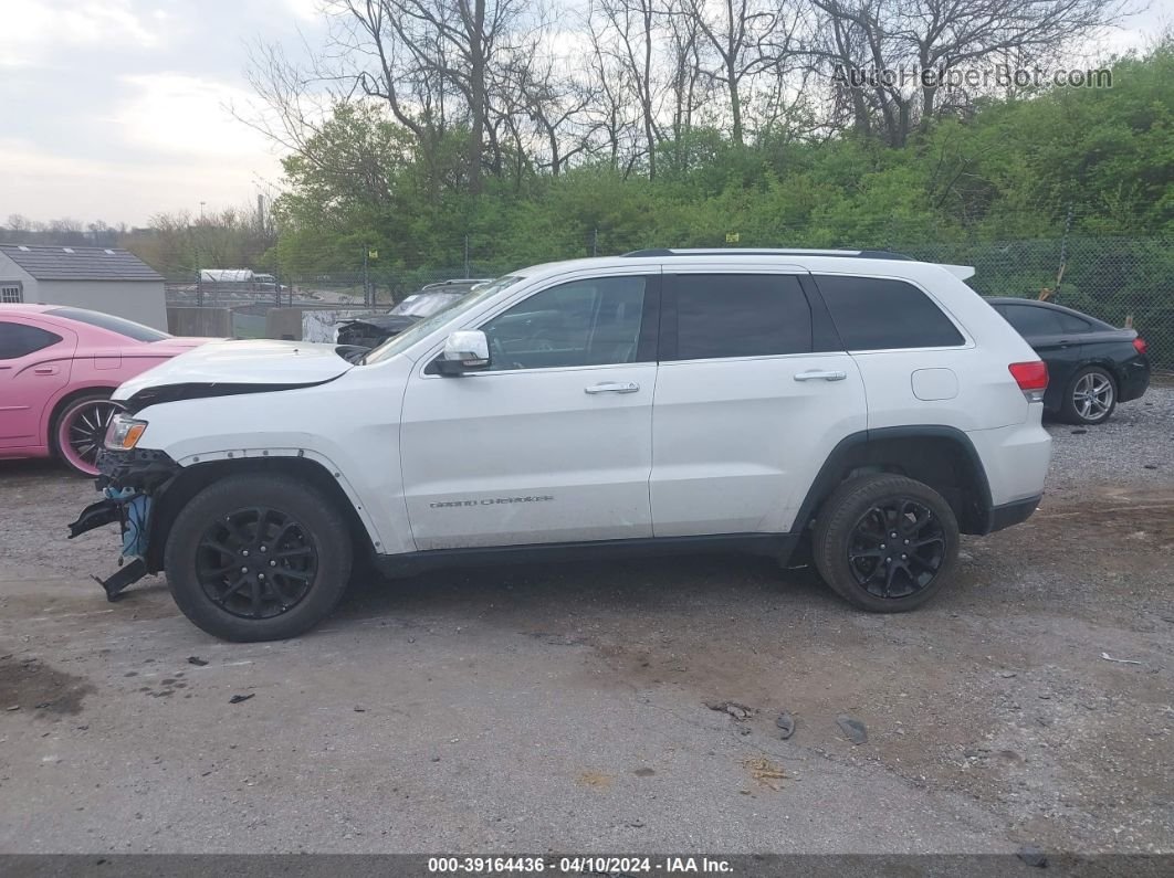 2015 Jeep Grand Cherokee Limited White vin: 1C4RJFBG9FC215045