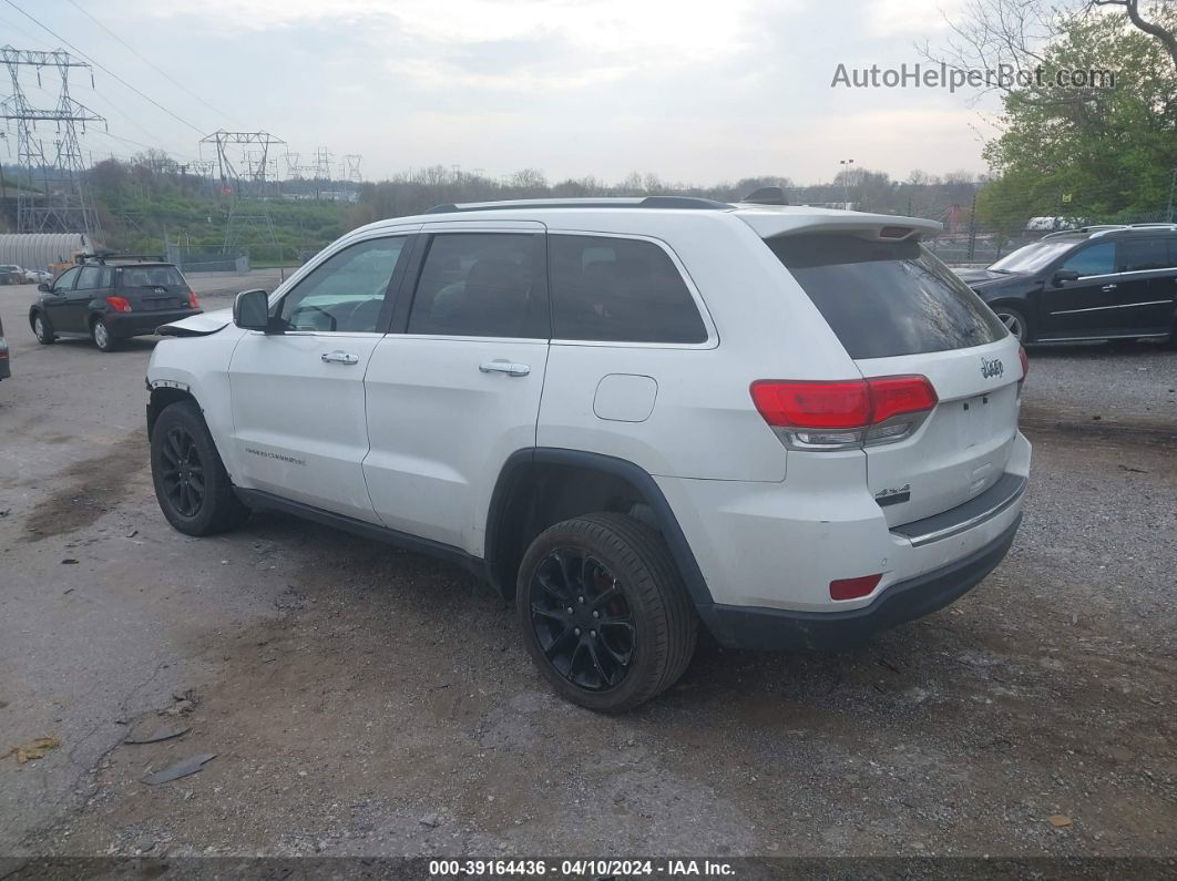 2015 Jeep Grand Cherokee Limited White vin: 1C4RJFBG9FC215045