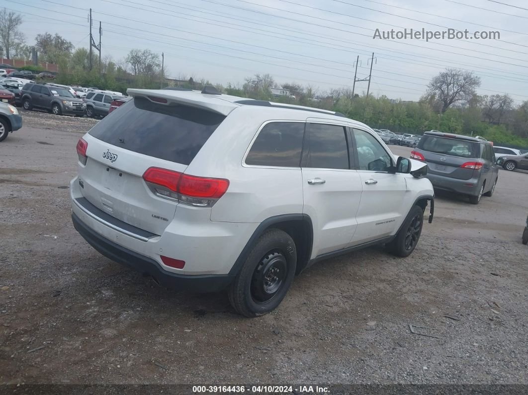 2015 Jeep Grand Cherokee Limited White vin: 1C4RJFBG9FC215045