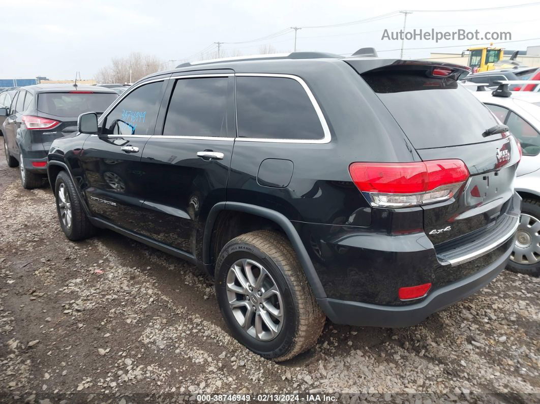 2015 Jeep Grand Cherokee Limited Black vin: 1C4RJFBG9FC692560