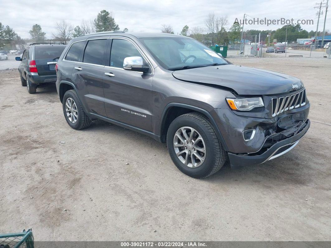 2015 Jeep Grand Cherokee Limited Gray vin: 1C4RJFBG9FC830601