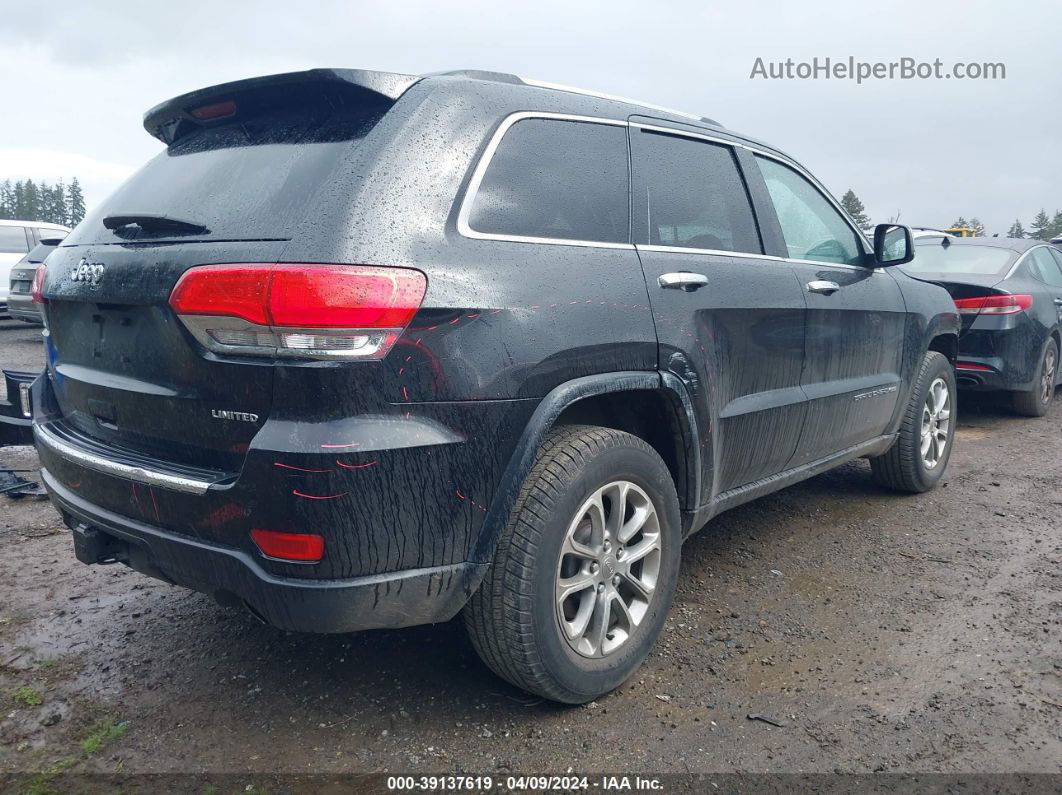 2015 Jeep Grand Cherokee Limited Black vin: 1C4RJFBG9FC831764