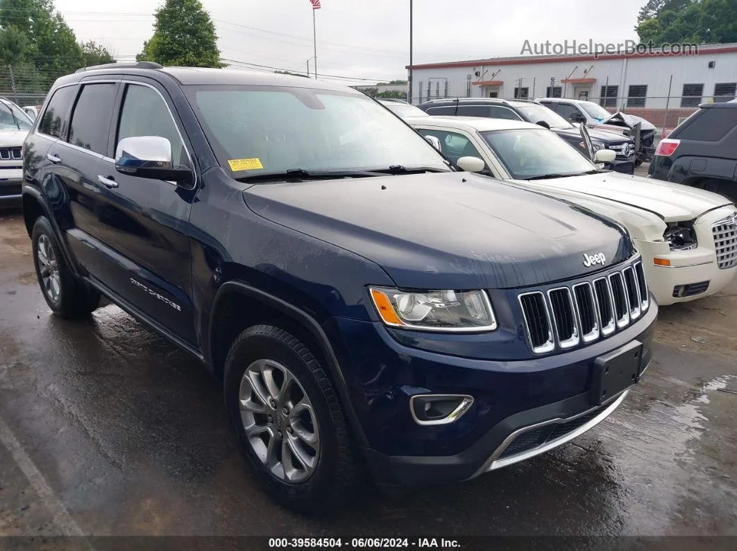 2015 Jeep Grand Cherokee Limited Dark Blue vin: 1C4RJFBG9FC875859