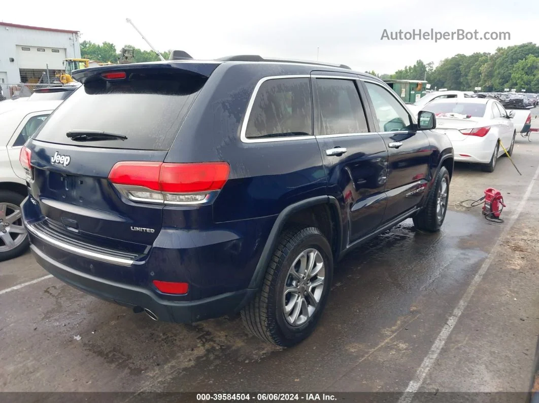 2015 Jeep Grand Cherokee Limited Dark Blue vin: 1C4RJFBG9FC875859