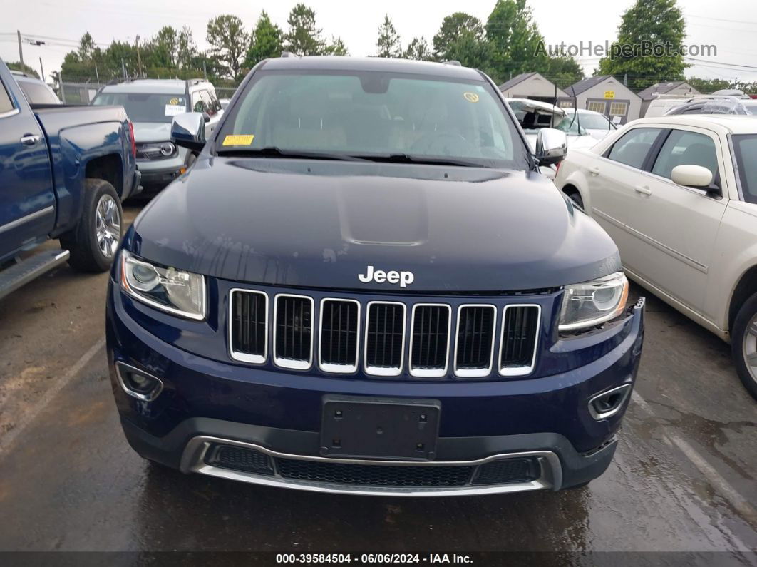 2015 Jeep Grand Cherokee Limited Dark Blue vin: 1C4RJFBG9FC875859