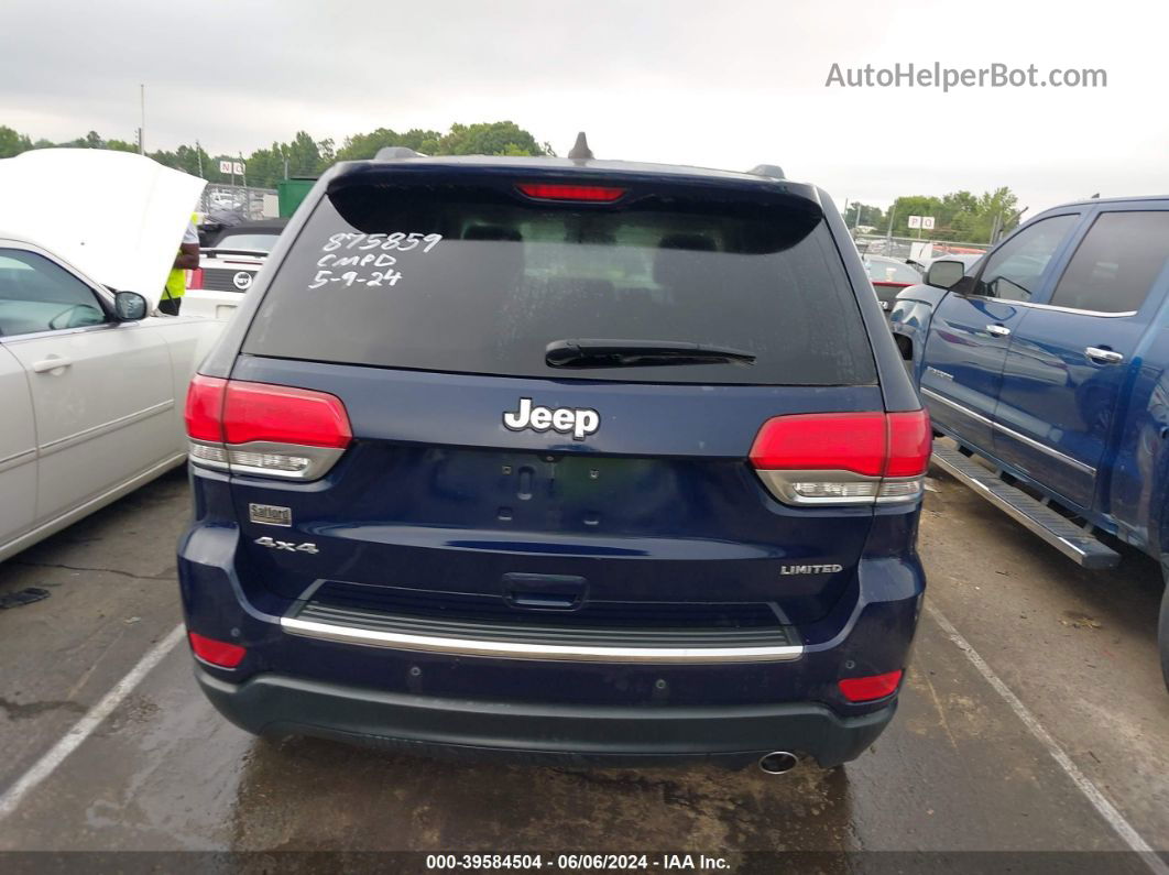 2015 Jeep Grand Cherokee Limited Dark Blue vin: 1C4RJFBG9FC875859