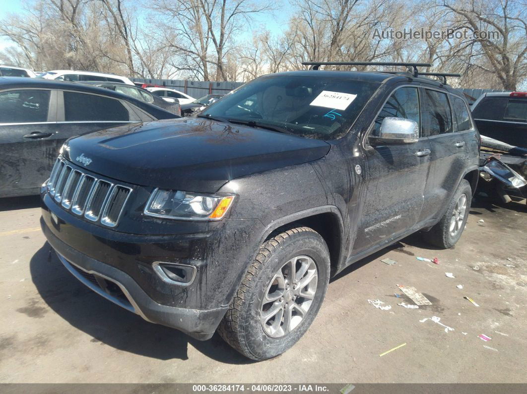 2015 Jeep Grand Cherokee Limited Black vin: 1C4RJFBG9FC899076