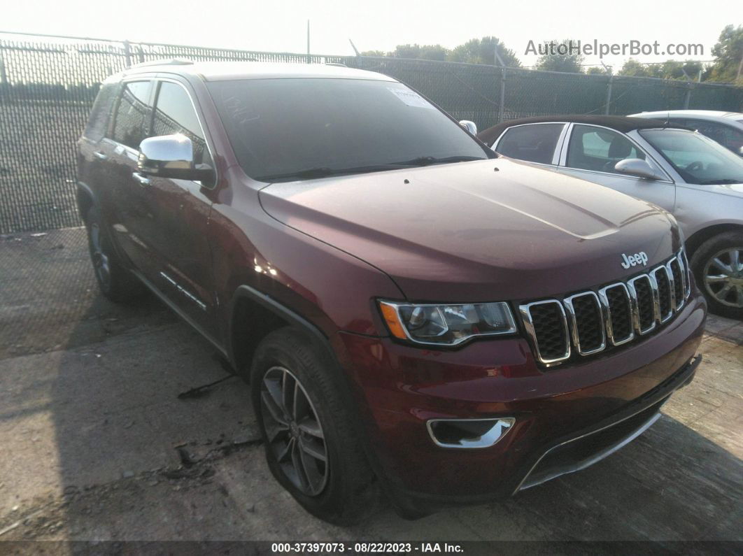 2017 Jeep Grand Cherokee Limited Burgundy vin: 1C4RJFBG9HC648559