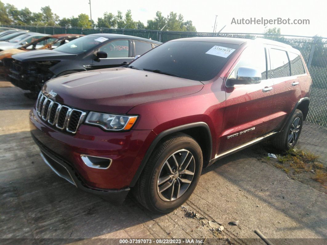 2017 Jeep Grand Cherokee Limited Burgundy vin: 1C4RJFBG9HC648559